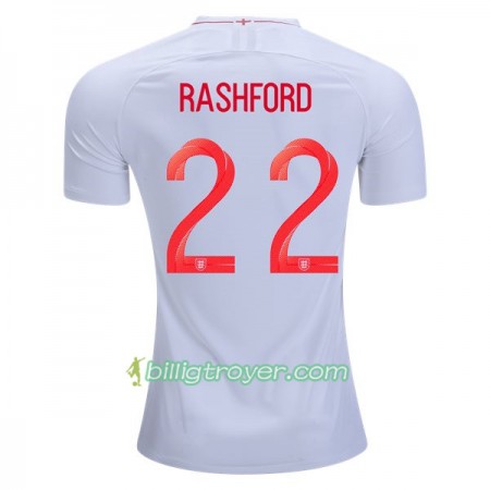 Billige Fotballdrakter England Rashford 22 VM 2018 Hjemmedraktsett